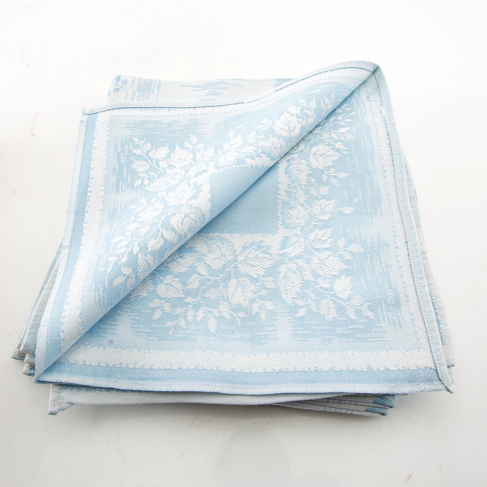 Napkins 12+12+12 pcs damask first half/mid 20th century.