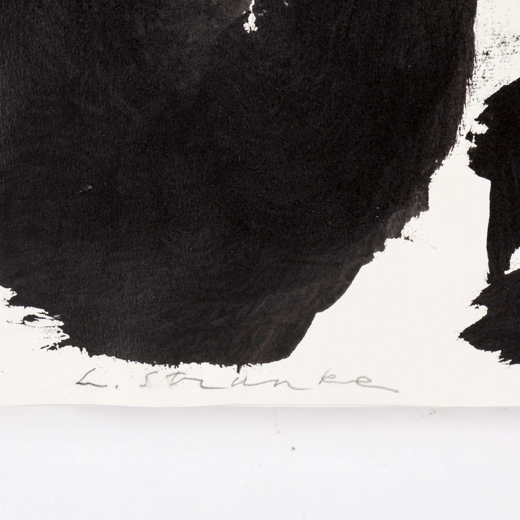 LARIS STRUNKE, Tusch, signerad.