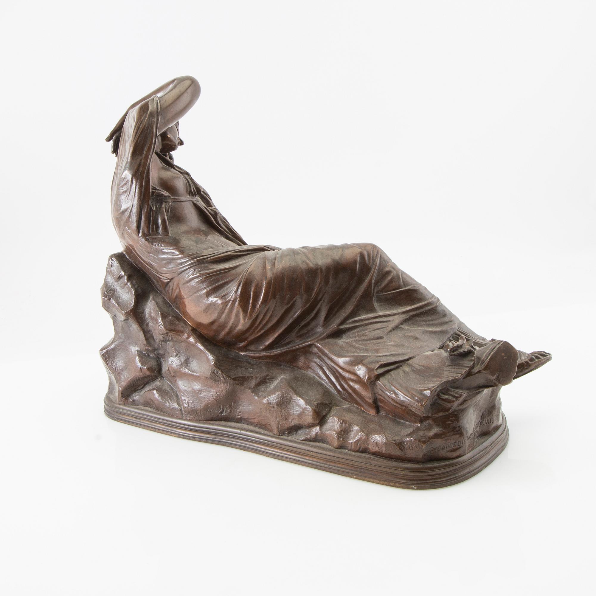Pierre Julien after the sculpture "Sleeping Ariadne" (after an ancient original).