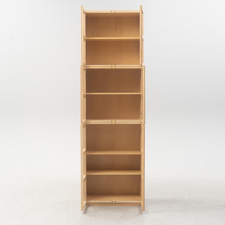 Titti Fabian, an oak veneered sideboard or book case, "Book", The Ideal Form Team, Italy.