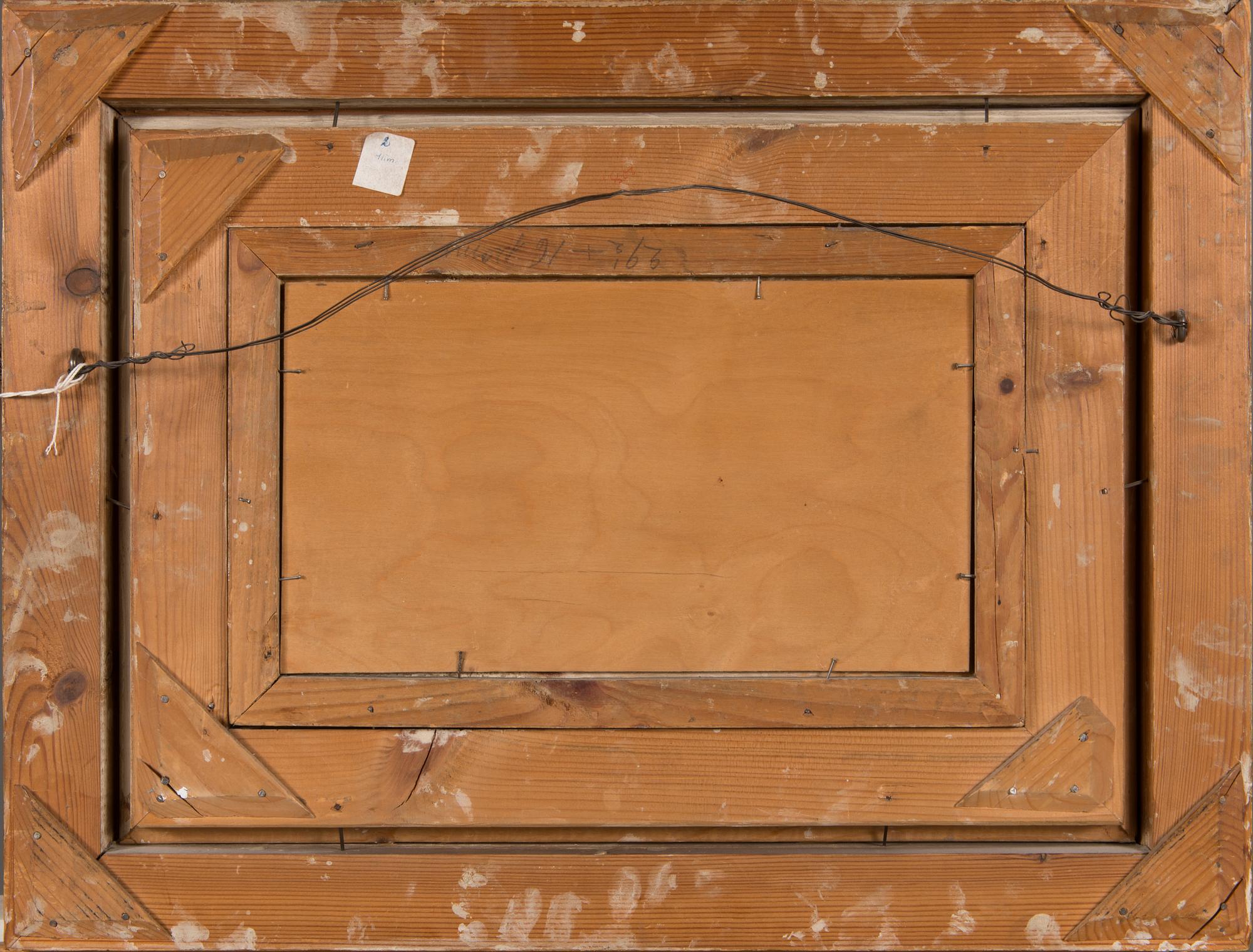 Oscar Kleineh, oil on board, signed.