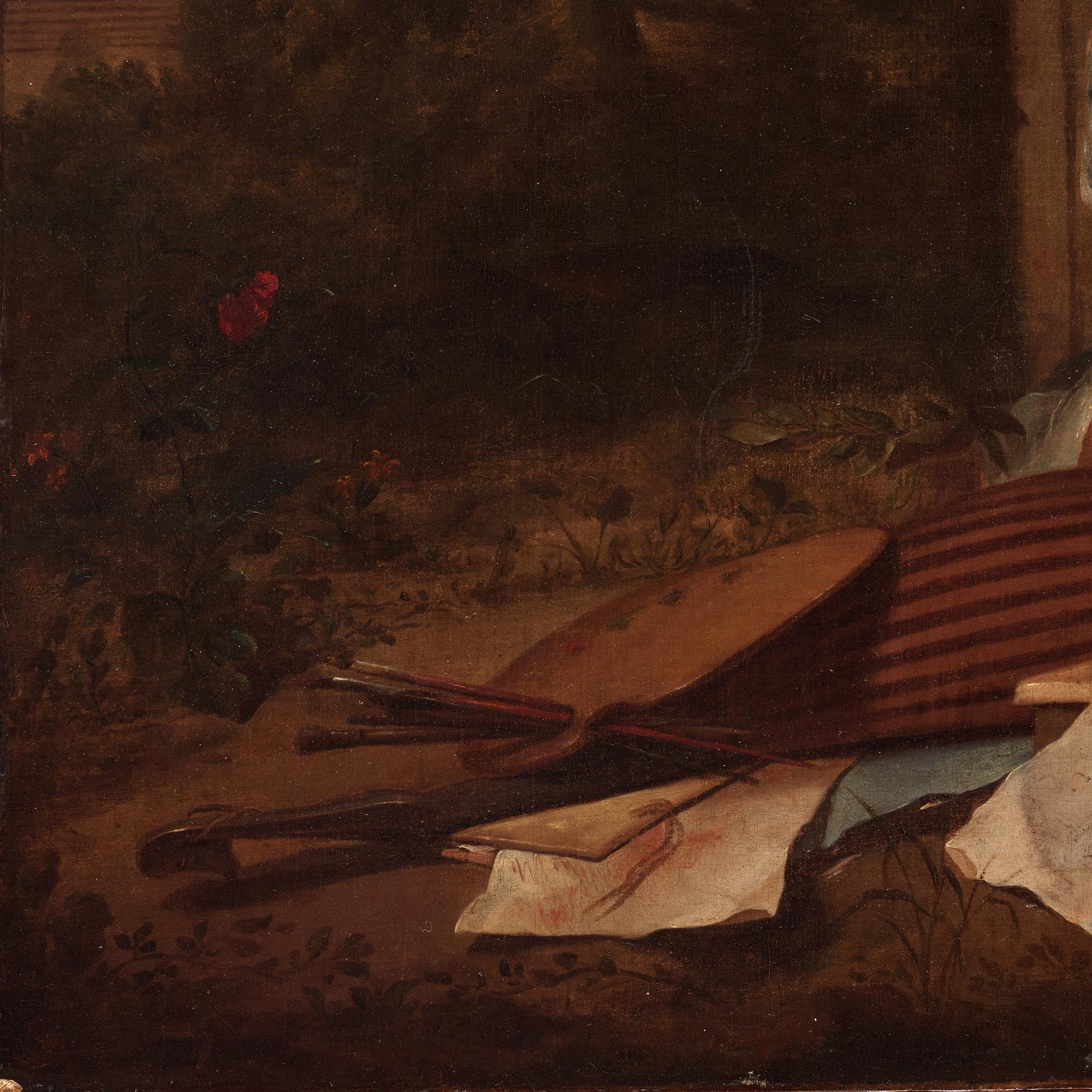 Nicolaes Maes Attributed to, Allegory of the Arts.