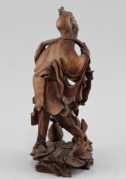 FIGURIN, trä, Kina, 1900-tal.