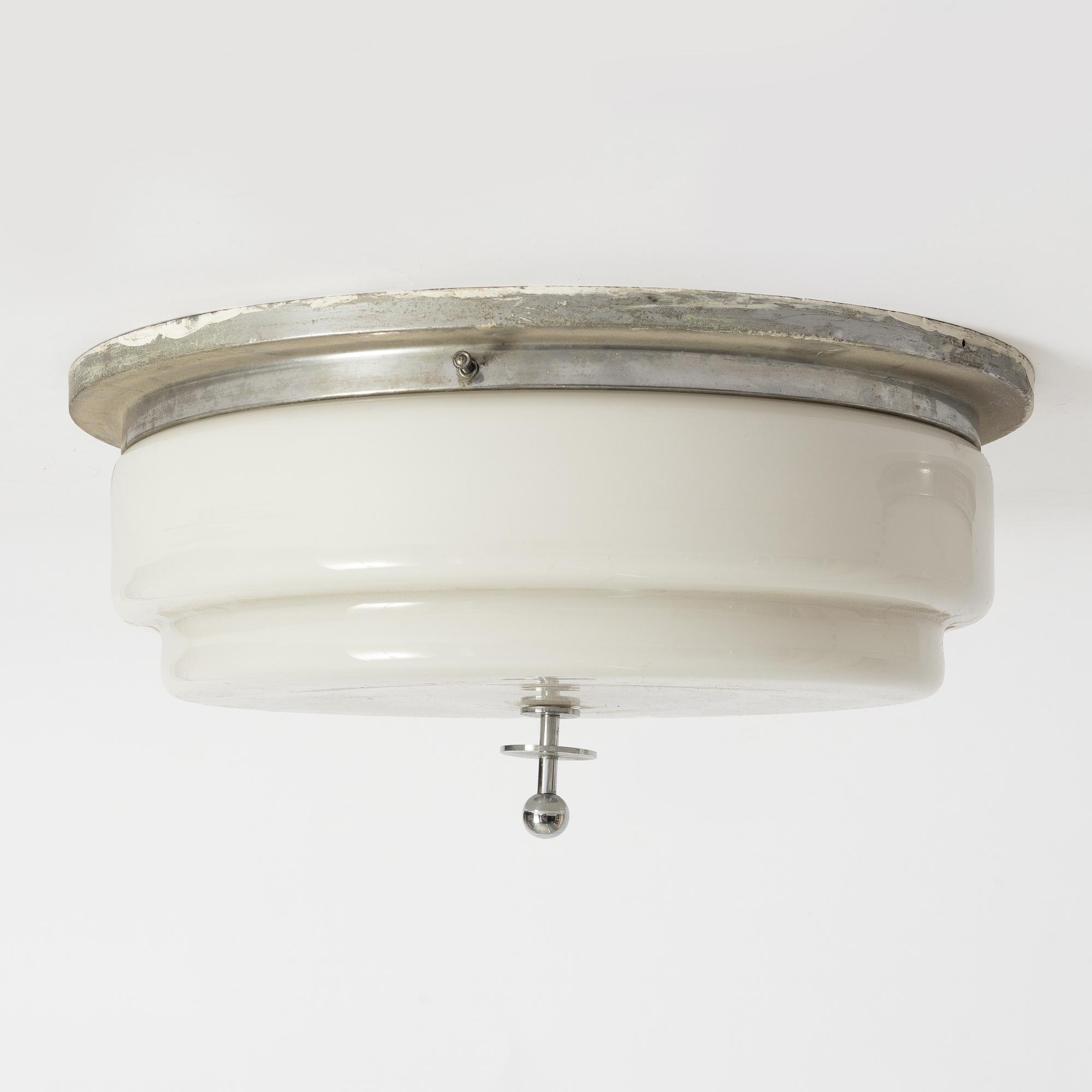 Ceiling lamps, 4 pcs, first half of the 20th century.