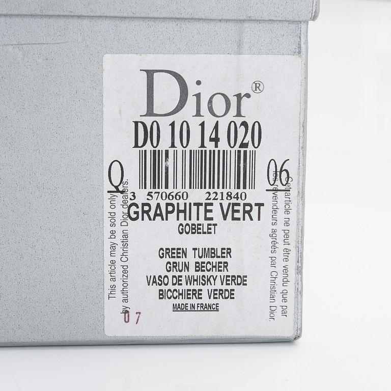 Dior, an 11-piece set of whisky glasses /tumblers.
