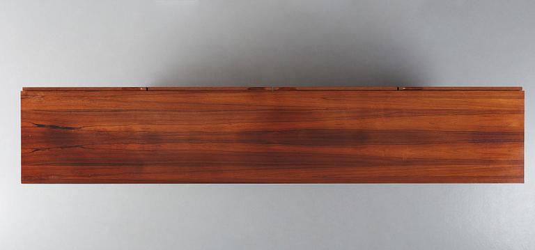 Ib Kofod Larsen, a rosewood veneered sideboard model "501" from the "Ib 500" series, Seffle Möbelfabrik, Sweden 1960s.
