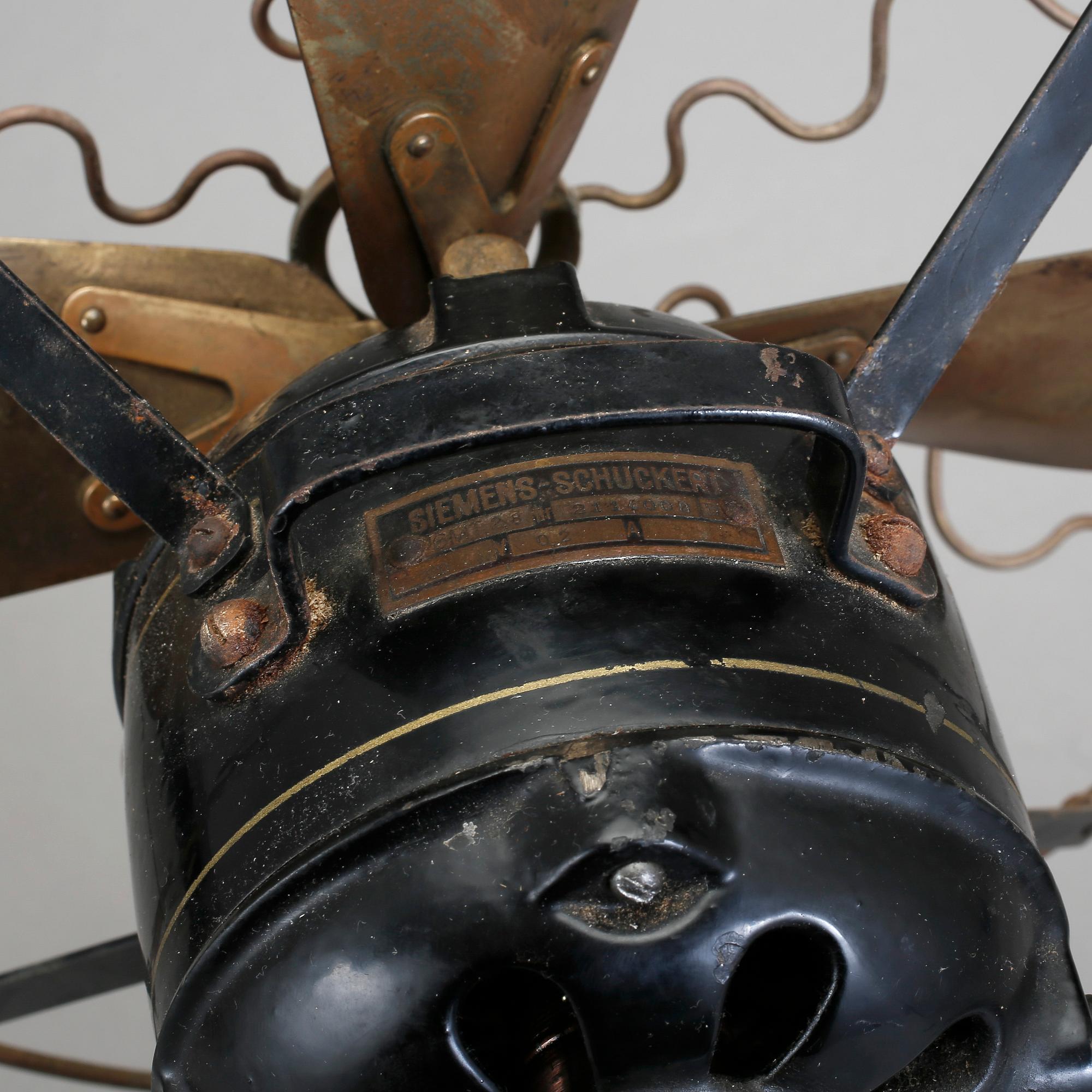 BORDSFLÄKT, Siemens & Halske/Schuckert, 1900-talets första kvartal.