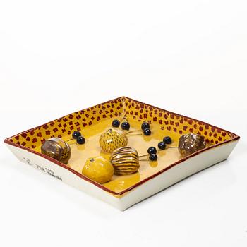 Timo Sarvimäki, a dish, Rörstrand, 1973.