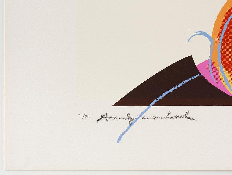 Andy Warhol, "Venus", from: "Details of renaissance paintings (Sandro Botticelli, Birth of Venus, 1482)".