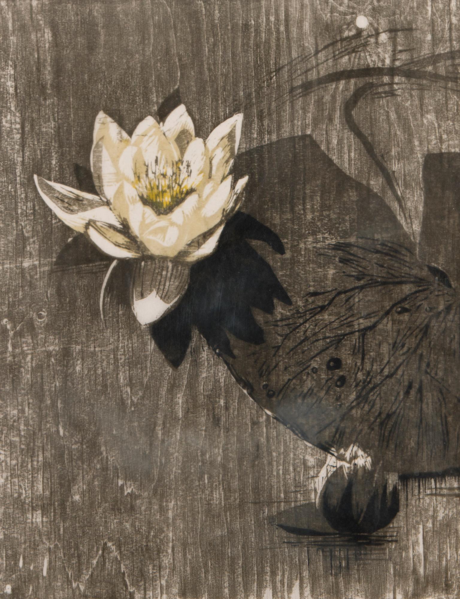 ONNI MANSNERUS, puupiirros, signeerattu ja päivätty 1958.