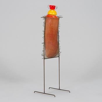 Markku Salo,  a glass sculpture, signed Markku Salo Nuutajärvi Notsjö 1991.