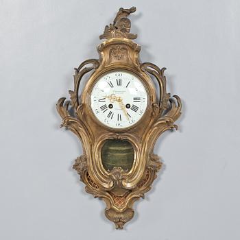 VÄGGPENDYL, Louis XV-stil, Frankrike, runt sekelskiftet 1900.