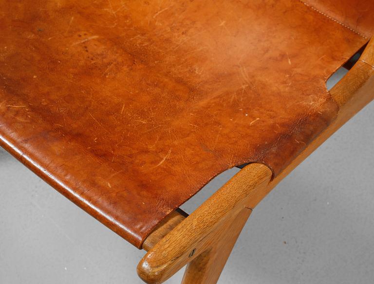 FÅTÖLJ. "Vilstol/Jaktstol 204". Östen Kristiansson, Vittsjö Möbelfabrik, 1900-talets andra hälft.