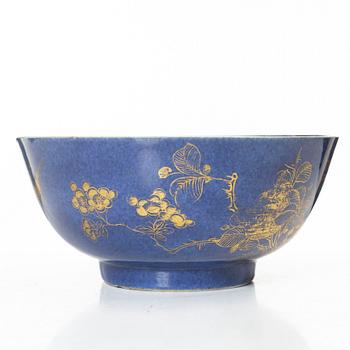 Skål, porslin. Qingdynastin, 1700-tal.