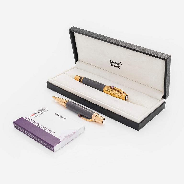 Montblanc, reservoarpenna och kulspetspenna, "Boheme Pirouette Lilas".