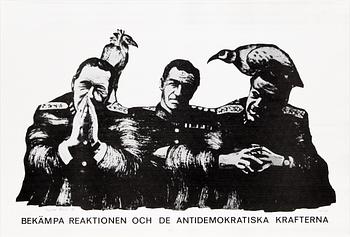 ALLAN FRIIS, affischer, 4 st, sign o numr, dat 1968-1974.