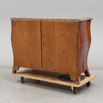 A Rococo chest of drawers, second half of the 18th century.