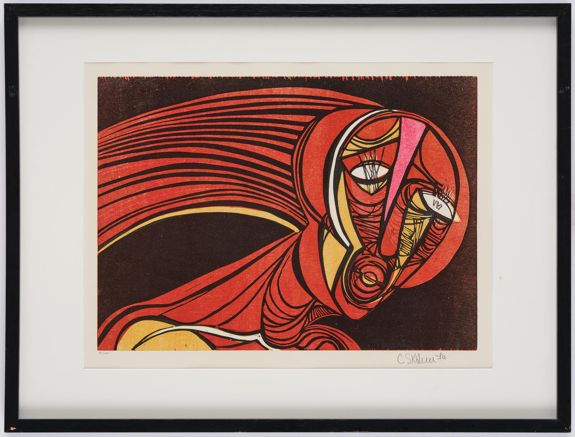 Cecil Skotnes, Untitled from: "Hommage aux Prix Nobel" (The Nobel Prize Portfolio).