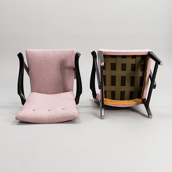 CARL GUSTAF HIORT AF ORNÄS, A PAIR OF ARMCHAIRS. "Prince" Puunveisto Oy-Wood work Ltd, Finland, designed in 1948.