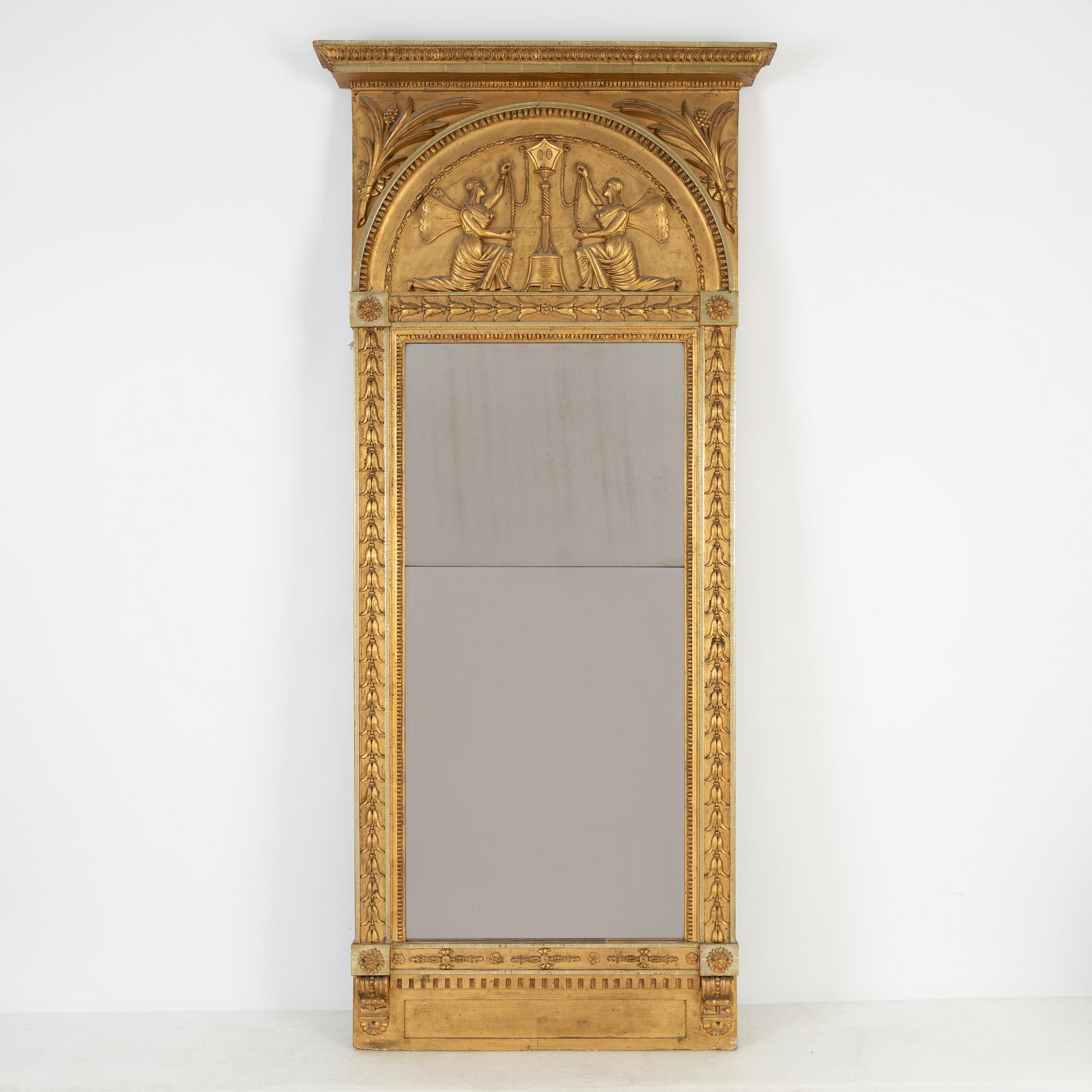 Spegel, empire, 1800-talets första hälft.