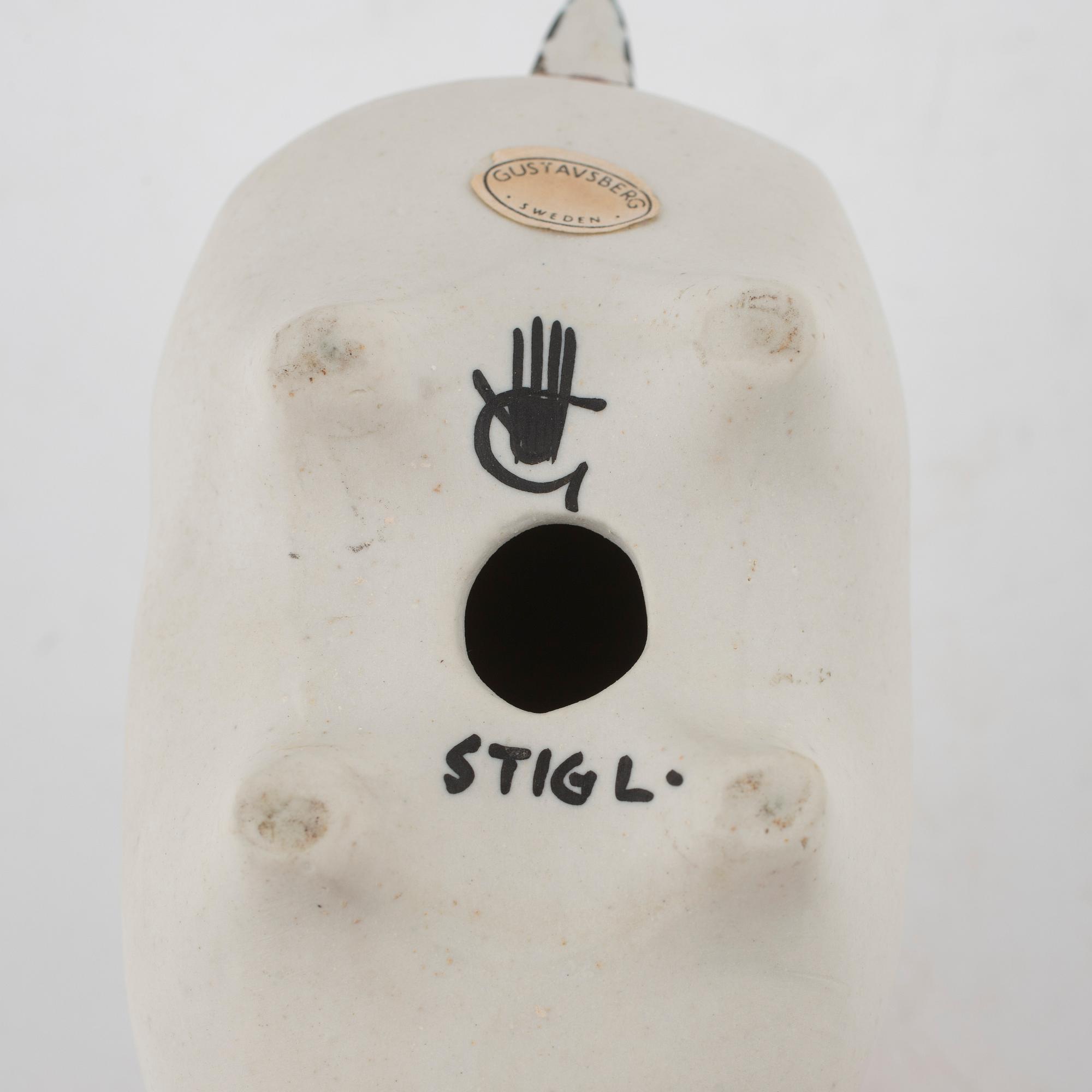 Stig Lindberg, a 'Springare' figurine, Gustavsbergs studio.