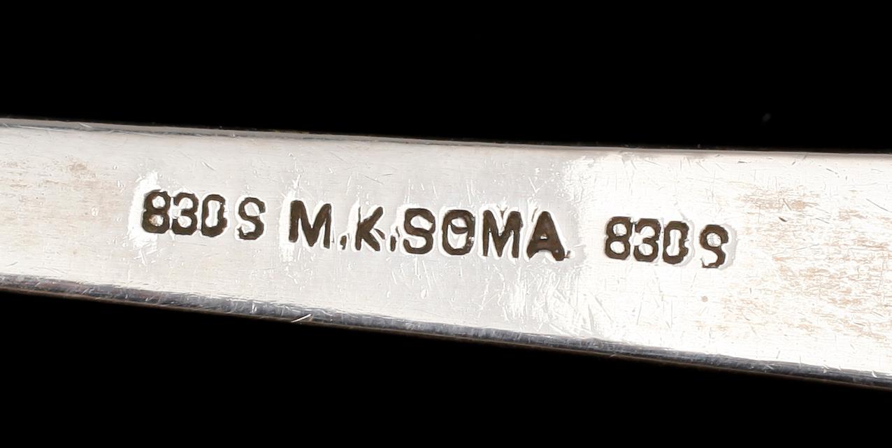 SLEV, silver, MK Soma, sekelskiftet 1900. Vikt 190 g.