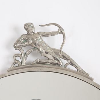 Three mirrors, including CG Hallberg, Sweden, 1930s.