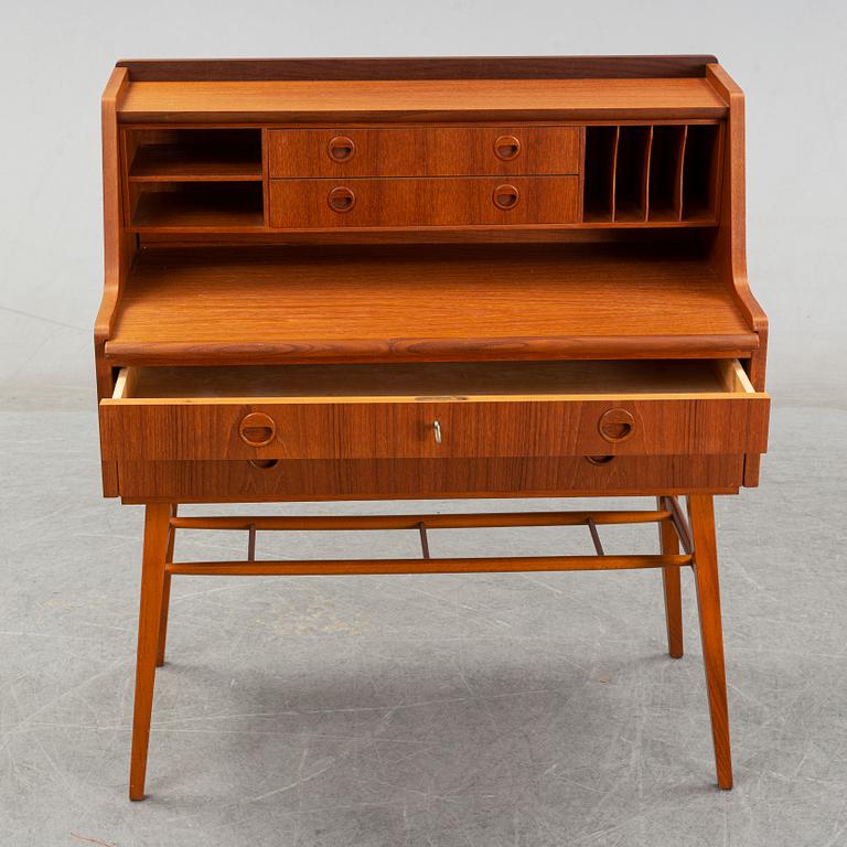 Sekretär, teak, 1960-tal.