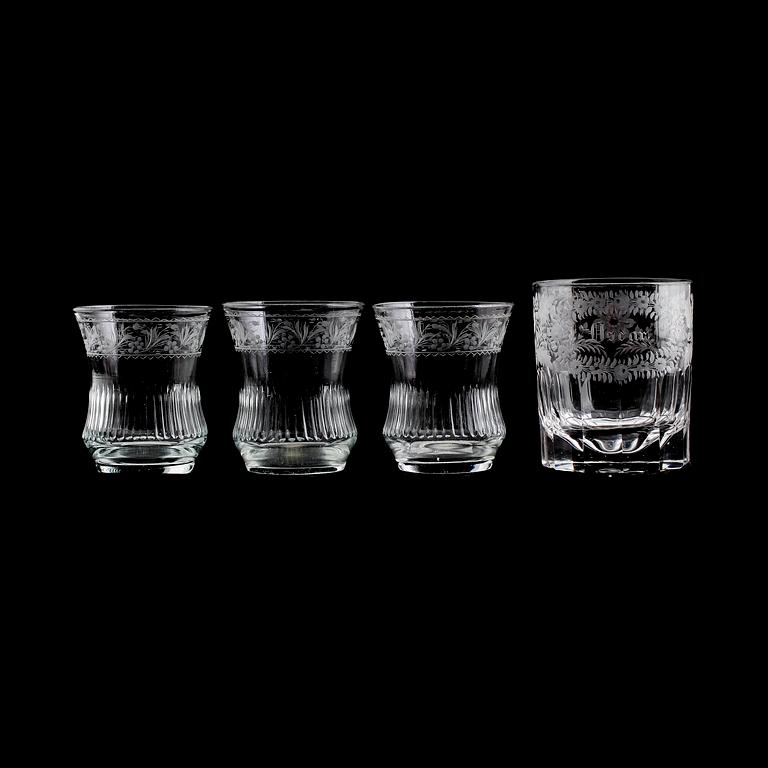 GLAS, 4 st (3+1), 1800-tal.