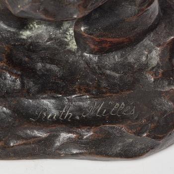 Ruth Milles, sculpture. Signed. Bronze. Height 29 cm.