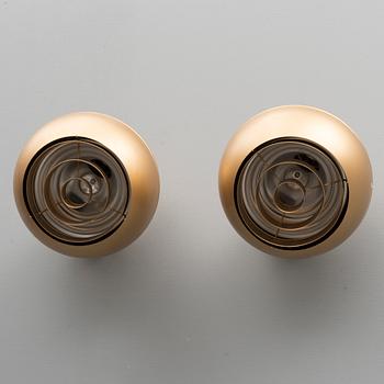 HEIKKI TURUNEN, VÄGGLAMPOR, 2 st, "130-040K", Stockmann Orno, 1960-tal.