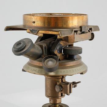 A theodolite by C P Goerz in Berlin, first half of the 20th century.