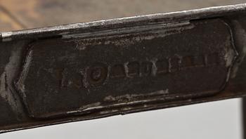 KAKELUGNSBORD, plåt. 1800-tal.