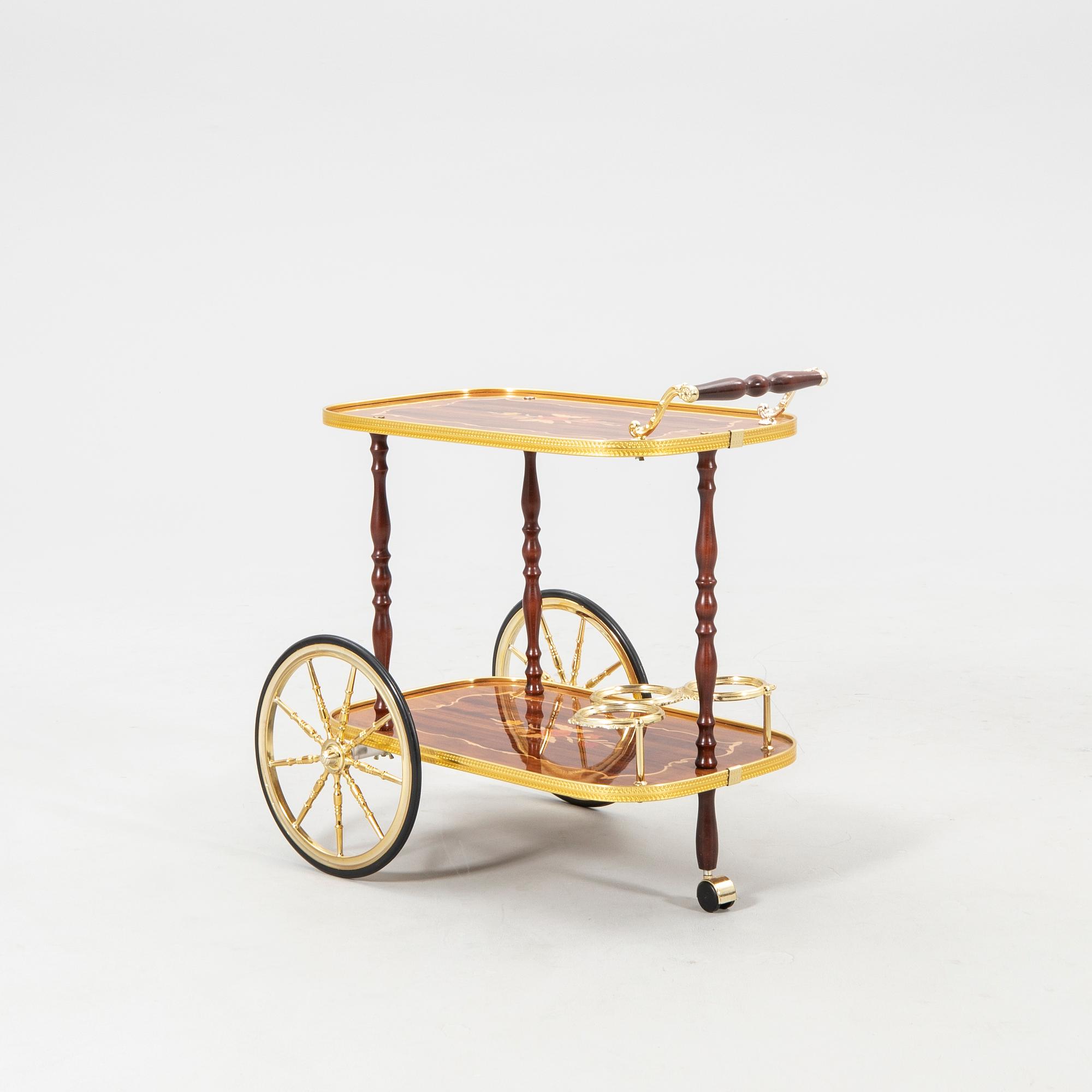 Serving trolley late 20th century.