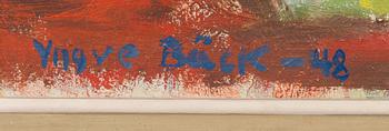 Yngve Bäck, oil on canvas, signed and dated -48.