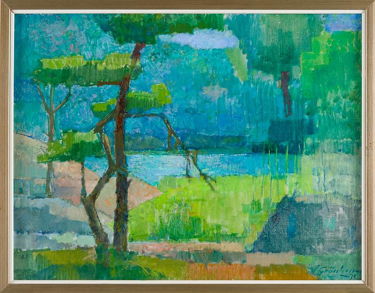 Paul Grönholm, Vehreä maisema.