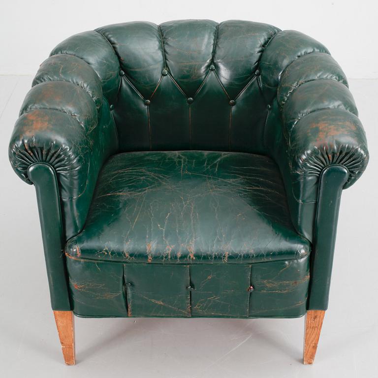 CLUBFÅTÖLJ, 1930/40-tal.