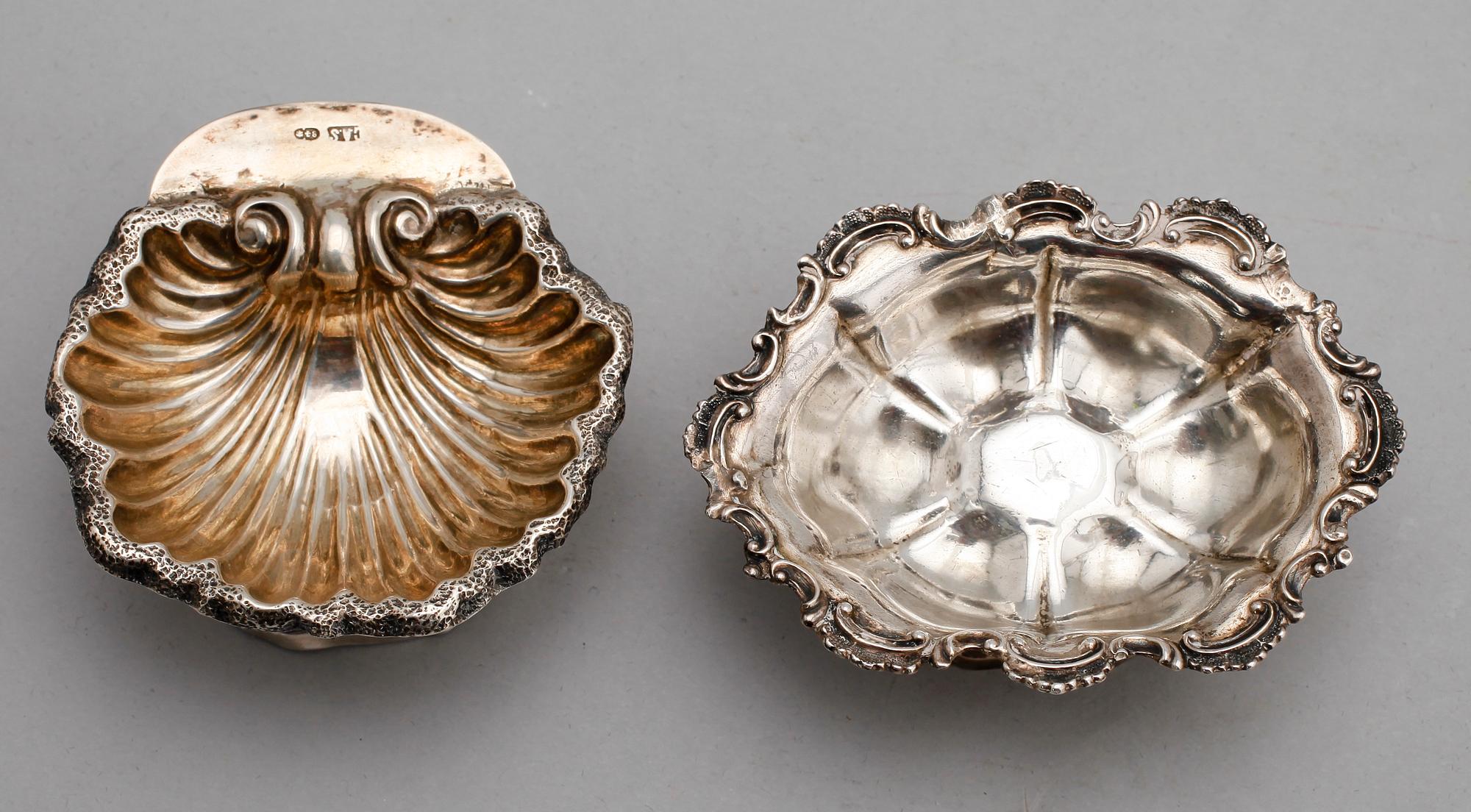 SALTKAR, 2 st, silver, Ryssland, 1800-tal.