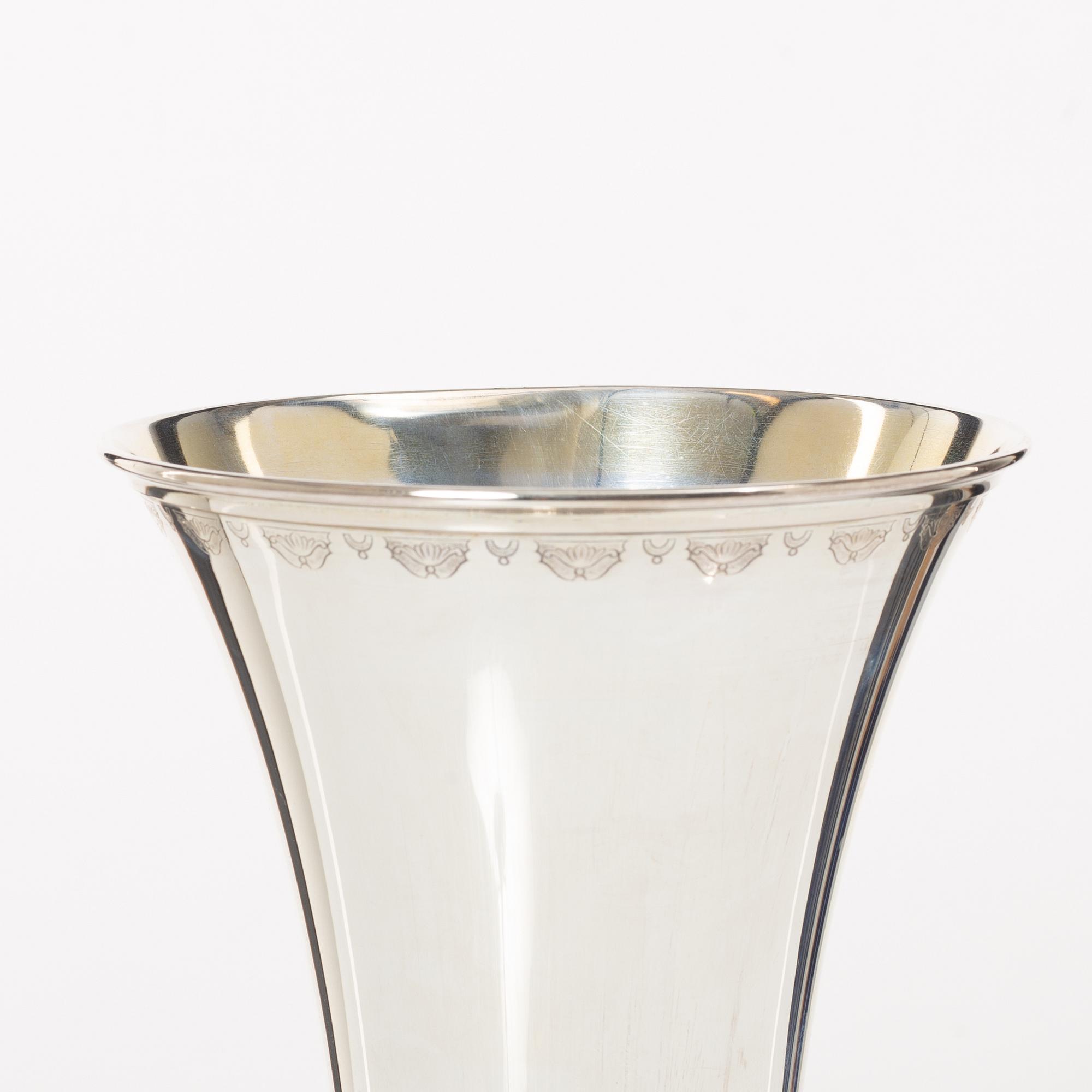 Bägare, silver, GAB, Stockholm, 1945.