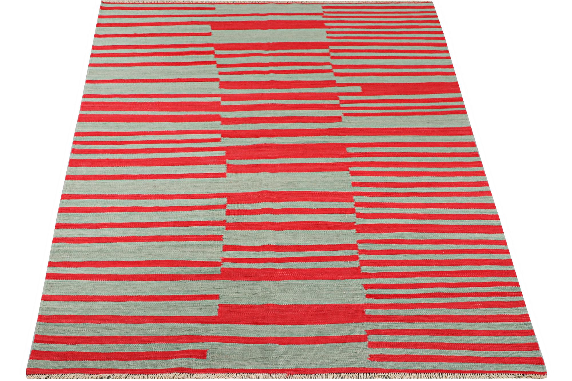 Matta, Kelim, modern design, ca 247 x 166 cm.