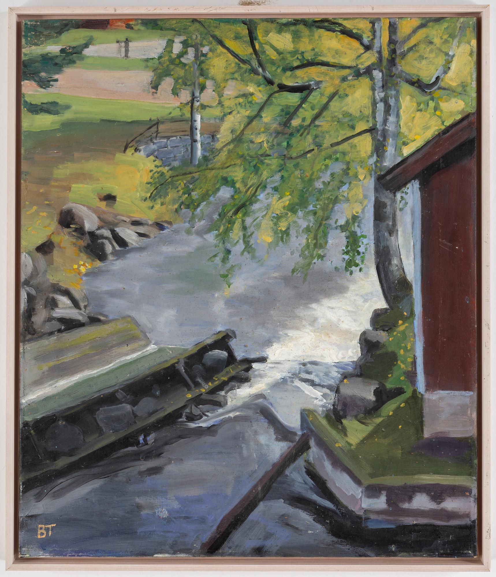 Bo Trankell, oil on canvas, signed.