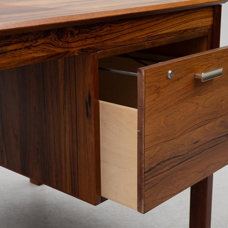 A rosewood writing desk, Averskogs möbelfabrik, Lammhult, 1970's.