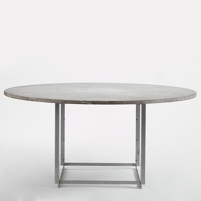 Poul Kjaerholm, a "PK54" dining table, E. Kold Christensen, Denmark, 1960s.