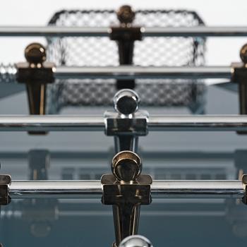 Adriano Design, foosball table, "Cristallino Classic", Teckell, Italy.