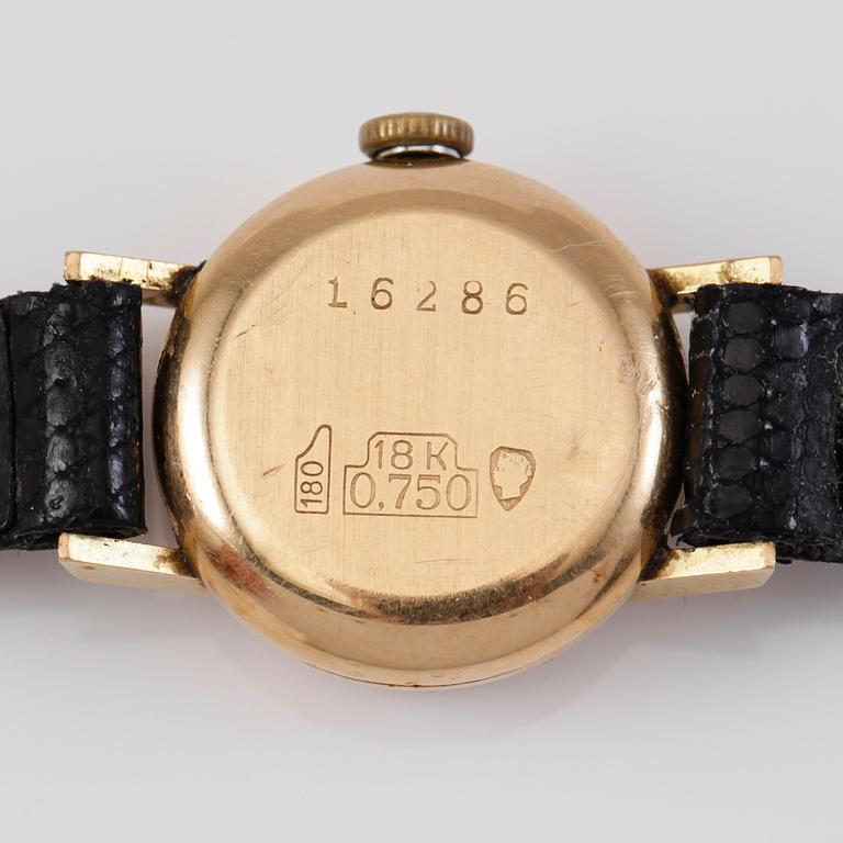 ARMBANDSUR, 18K, Kadet, 1900-talets mitt.