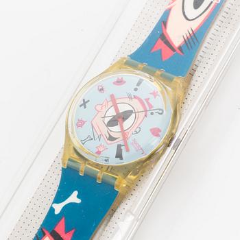 Swatch, Gulp, wristwatch, 34 mm.