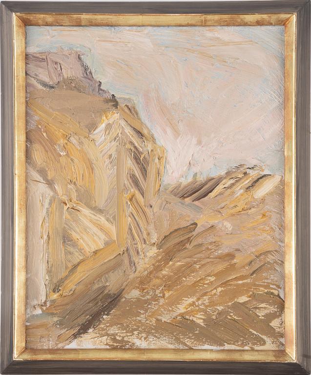 Evert Lundquist, oil on canvas, signed E.L and signed verso.