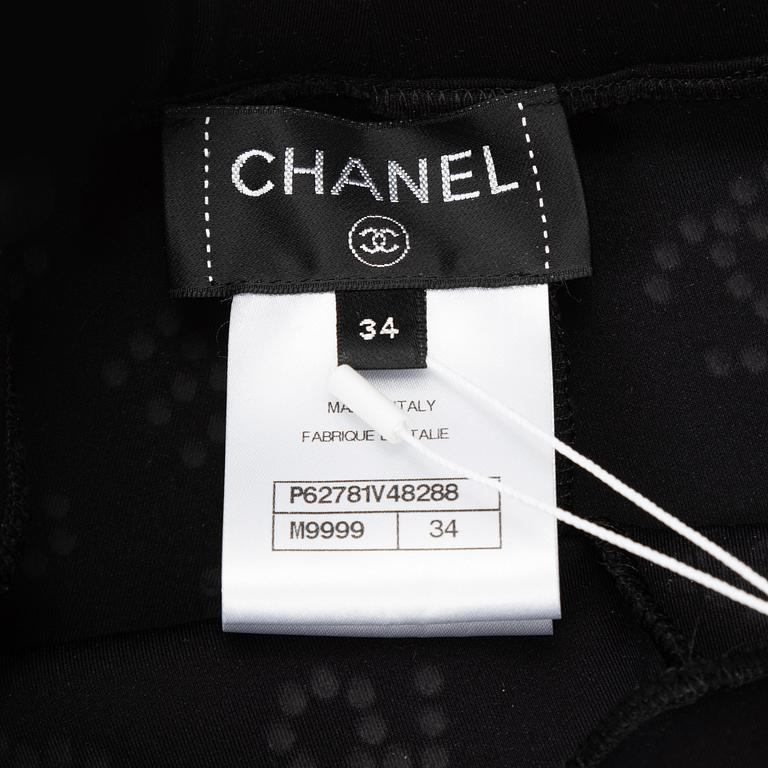 Chanel, leggings, storlek 34.