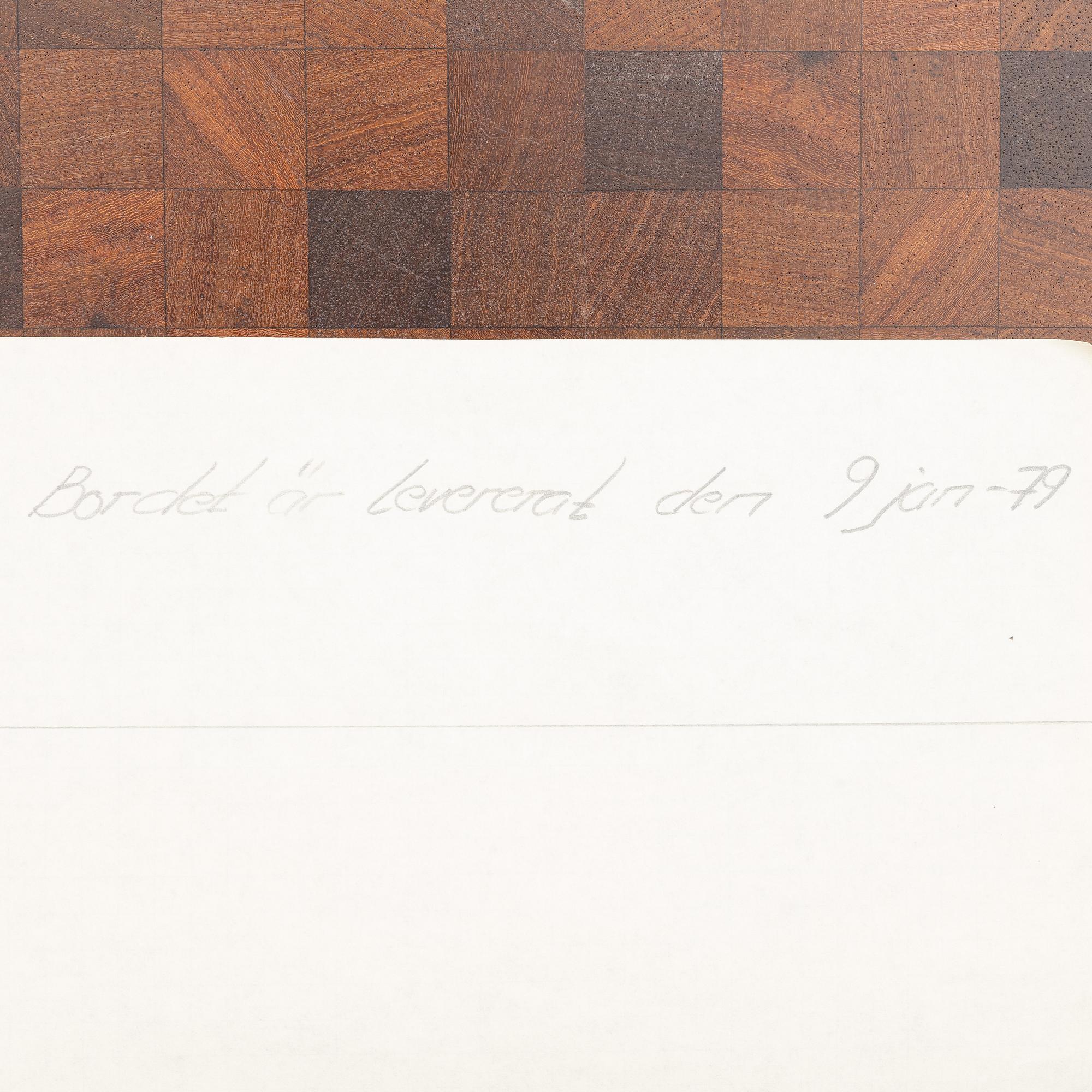 Gorm Christensen & Rolf Middelboe, skrivbord med sideboard, Tranekaer, Danmark, 1960-tal.