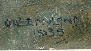 CALLE NYLAND, olja på duk, signerad och daterad 1935.